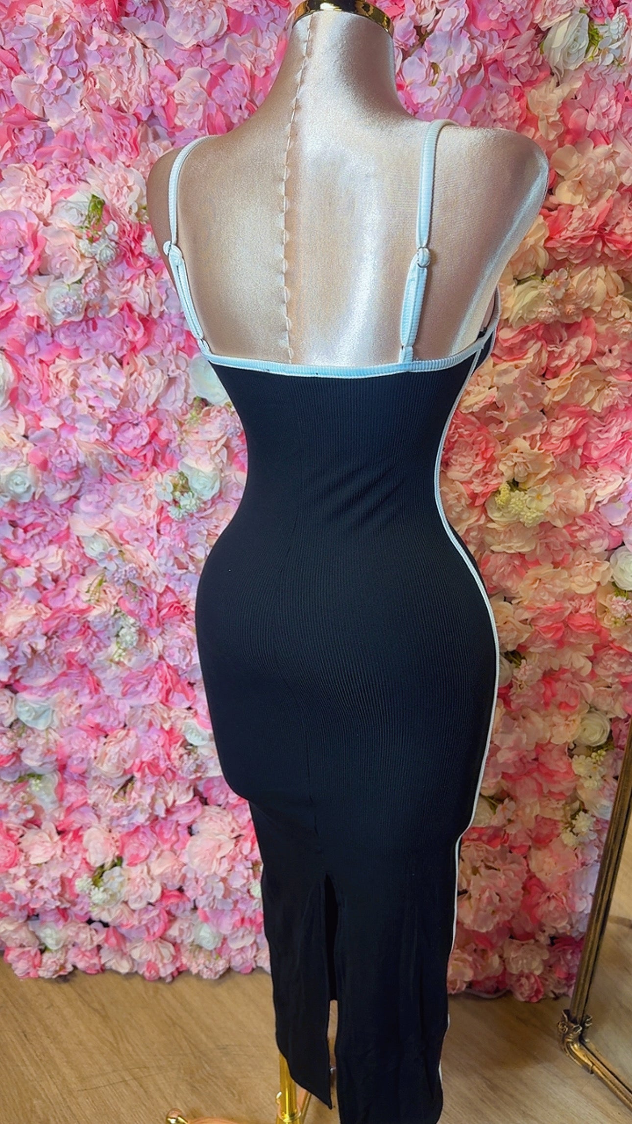 Snatched Line Midi Dress