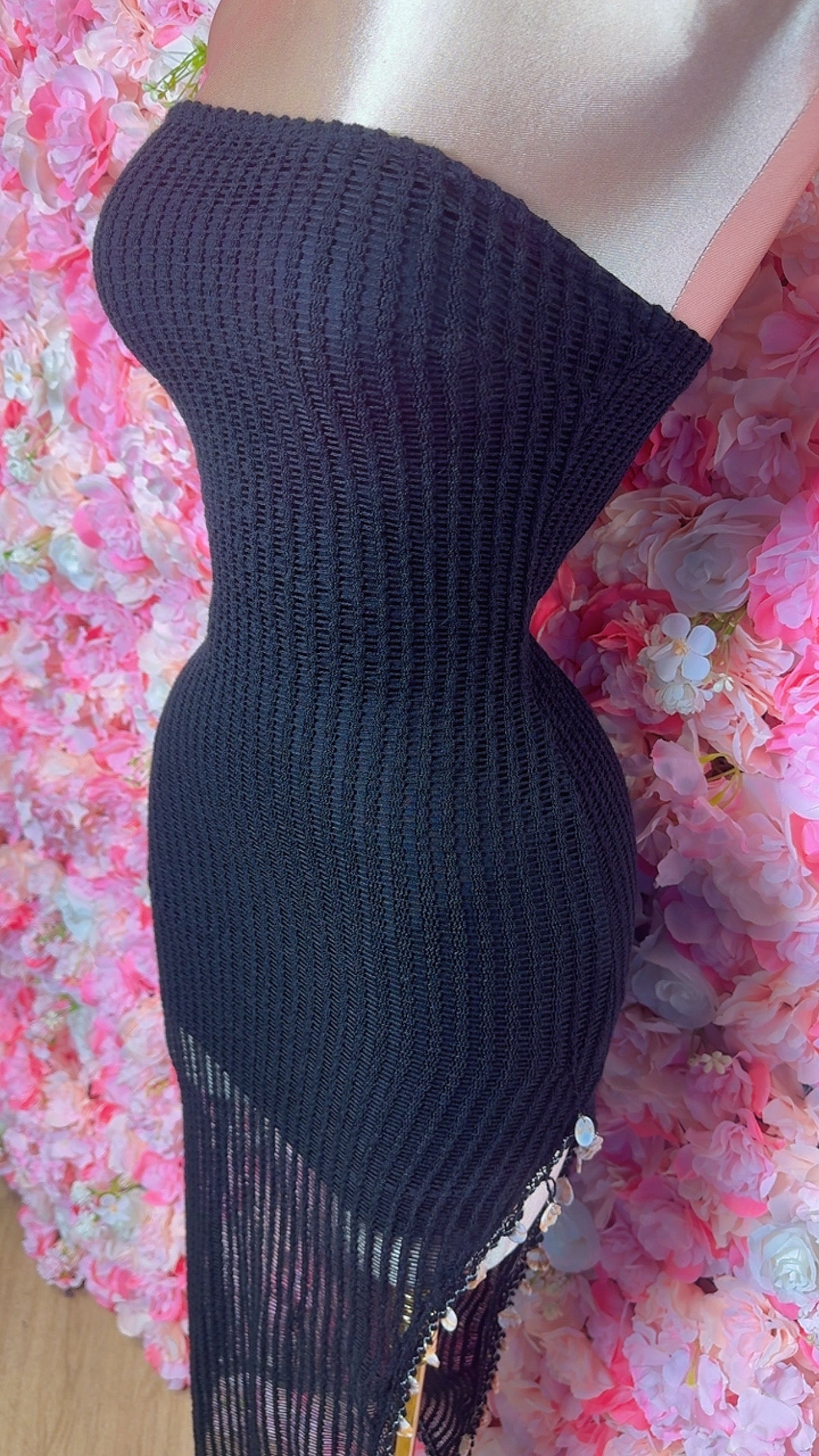 Island Baddie Crochet Midi Dress