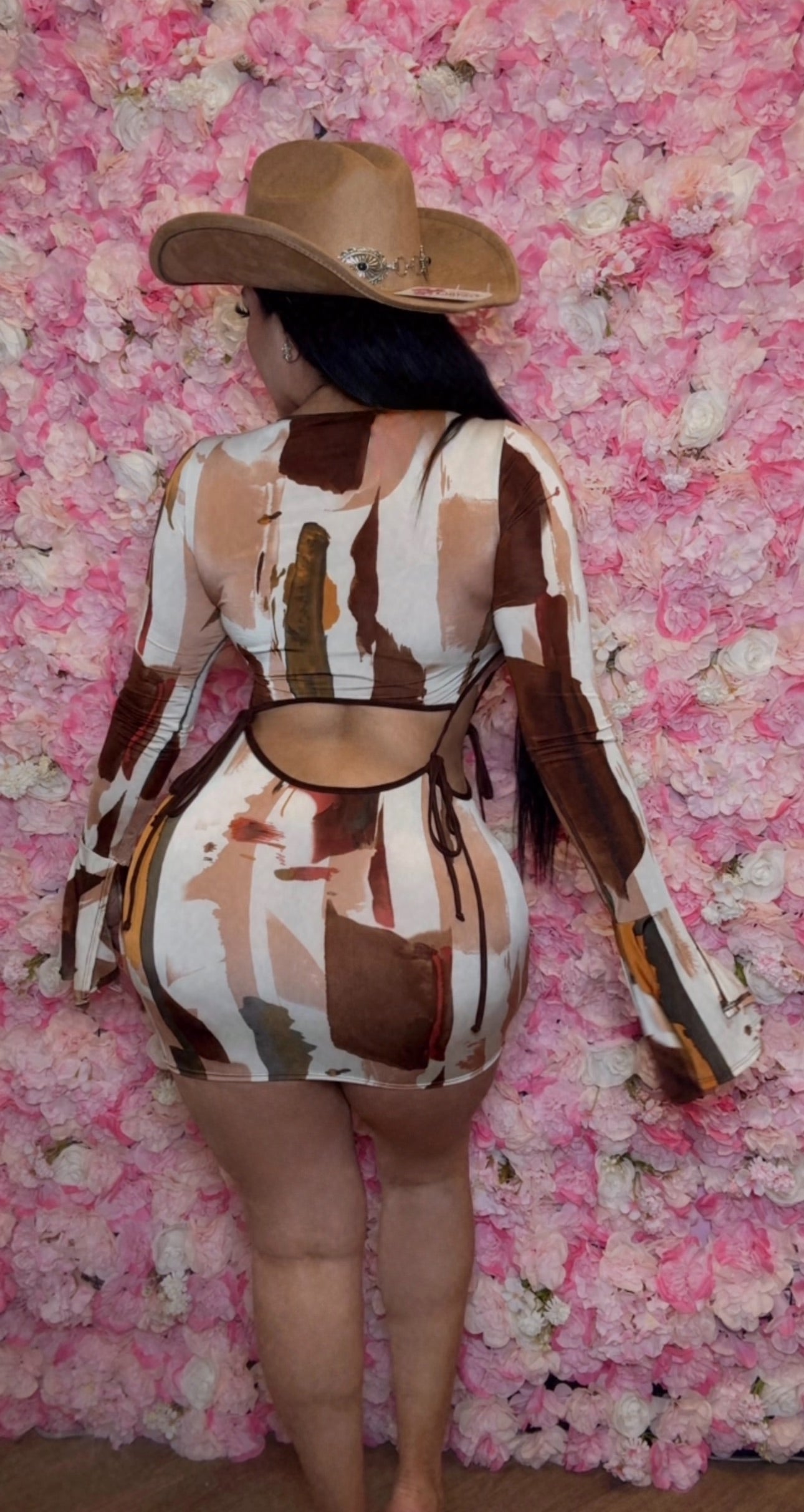 Western Cutout Skirt Set