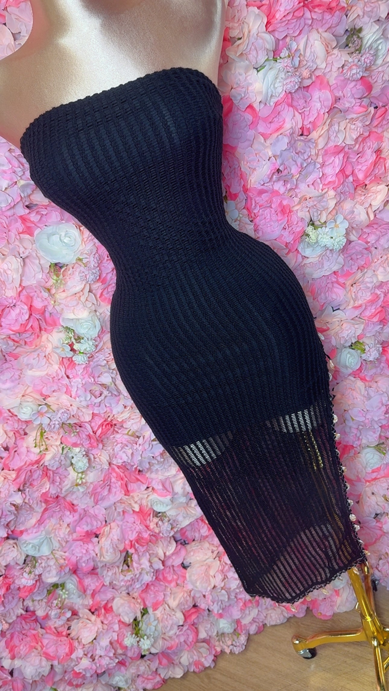 Island Baddie Crochet Midi Dress